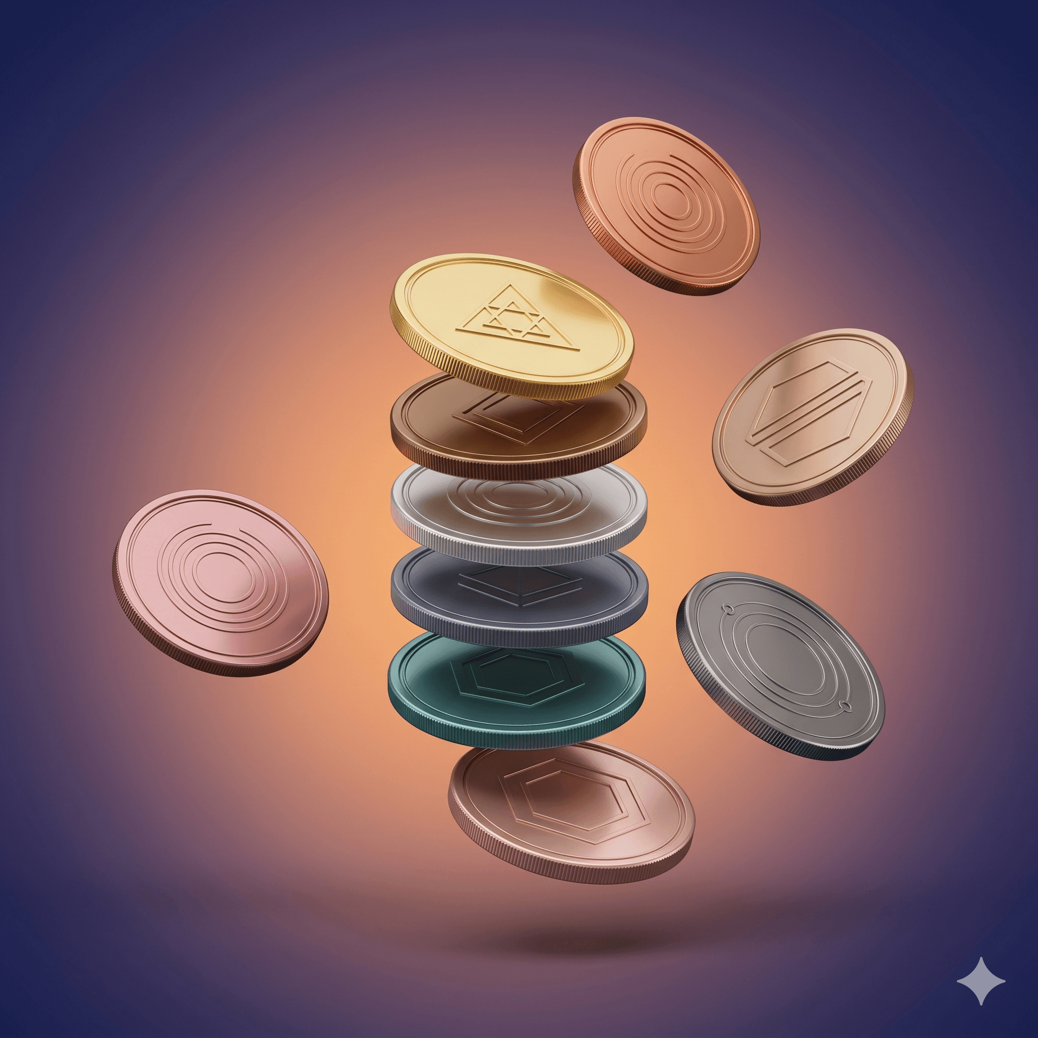 Top 10 coins RP